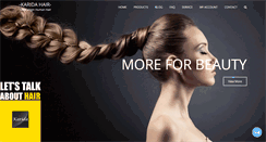 Desktop Screenshot of karidahair.com