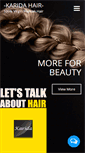 Mobile Screenshot of karidahair.com